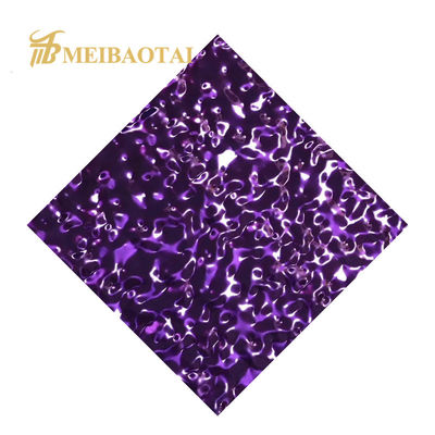 Harga bagus Lembaran Stainless Steel Tebal 0,5 Mm, Lembaran Dilapisi Pvd 304 Grade Crinkle on line