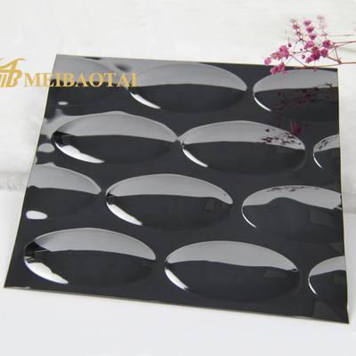 LISCO Embossed Stainless Steel Sheet, 304 Ss Mirror Finish Sheet Panjang 3m