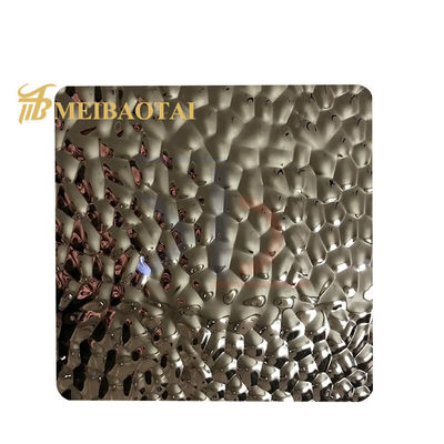 Pelat Logam Baja Tahan Karat Cermin/Embossed 304 Ketebalan 0.55mm dan Lembaran Baja Tahan Karat Dekoratif