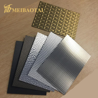 Silver Gold Rose Color Plating Timbul Plat Stainless Steel Dipoles