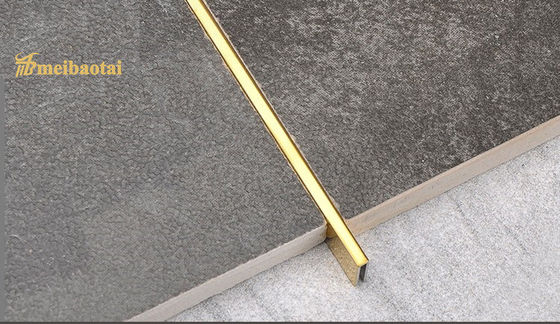 Harga bagus 12mm 304 stainless steel tile trim dengan permukaan cermin untuk dekorasi dinding dan perlindungan tepi on line