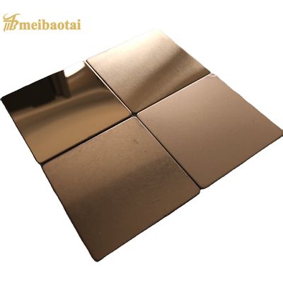 Harga yang bagus Rose Gold Mirror Hairline Cold Rolled Plat Stainless Steel Lembaran Baja Ss Berkelanjutan on line