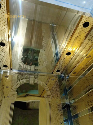 JIS 304 Etched Elevator Stainless Steel Sheet Ukuran 4X8 4X10 Kaki