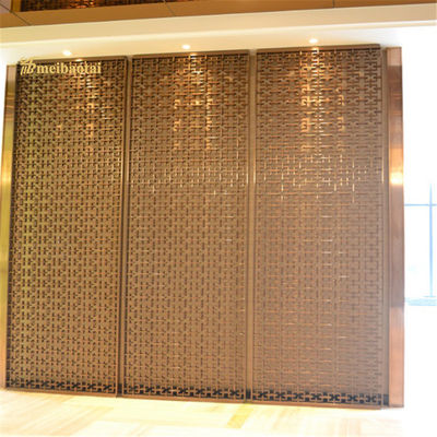 Harga bagus Bentuk kotak partisi Pembagi Ruang Baja Ringan Dekorasi Hotel on line