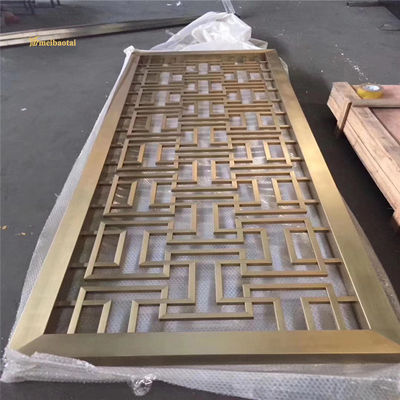 Harga bagus 201 304 Pembagi Ruang Baja Rinsing Perunggu Antik Slit Edge on line