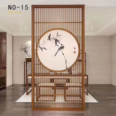 Harga bagus PVD Warna Baja tahan karat Ruang Bentuk berkaris Pemisah Dekorasi Hotel on line