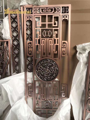 Harga bagus Hotel Gaya Stainless Steel, Besi, Aluminium Dekorasi Layar Room Divider on line