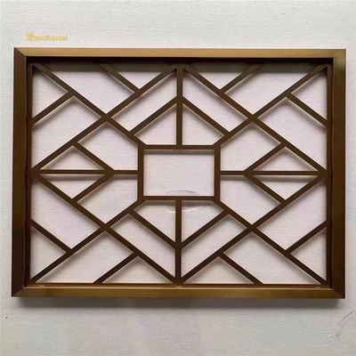 Harga bagus SS304 201 Hairline Stainless Steel Screen Dekorasi Ruang Pembagi on line