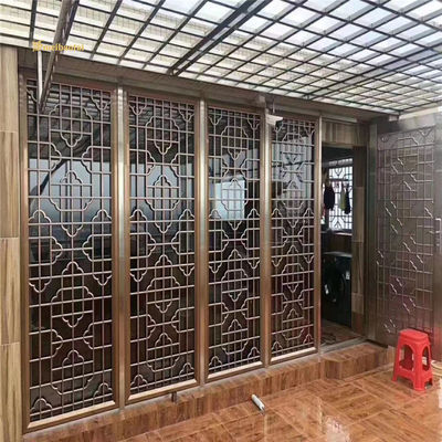 Harga bagus Laser Cutting Aluminium 8mm Ketebalan Divider Kamar Metal Partisi on line