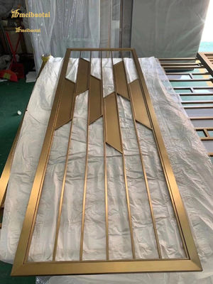 Harga bagus Dekorasi Hotel 304 Stainless Steel Room Divider 0.3-3.0mm Ketebalan on line