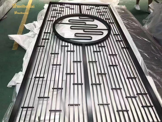 Harga bagus Warna cokelat ukuran khusus pemisah ruangan logam populer on line