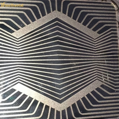 Harga bagus Lembaran Stainless Steel Hitam Tergores Ukuran 4X8 4X10 Kaki Standar GB on line