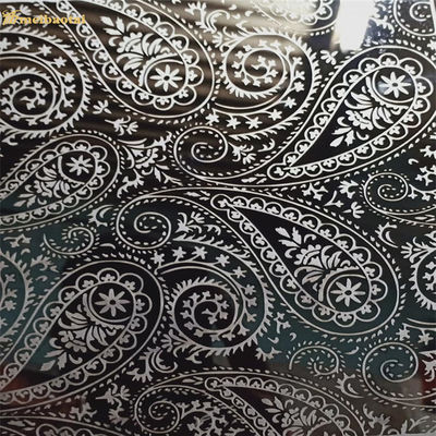 Harga bagus 4 * 8FT Pvc Tergores Pelat Baja Dekoratif Lembaran Stainless Steel Lebar 1000mm on line