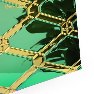 Harga bagus Lembaran Stainless Steel Dicap Timbul 3048mm Panjang Bahan SS304 on line