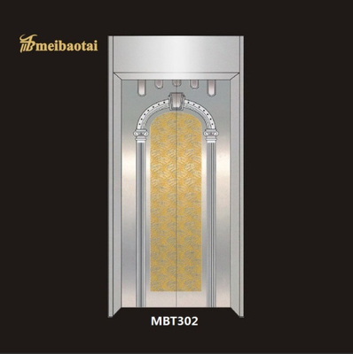 0.65mm Tebal Stainless Steel Lembar Terukir Cermin Dekorasi Lembar Lift