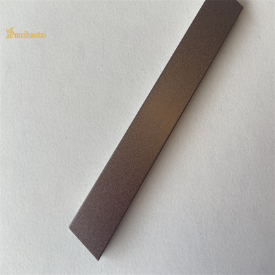 201 304 AISI Stainless Steel Tile Trim U Bentuk Sandblast Selesai Garis Rambut