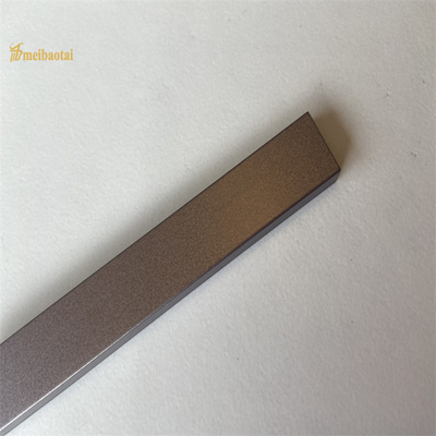 201 304 Grade Stainless Steel Tile Trim U Bentuk Champagne Selesai