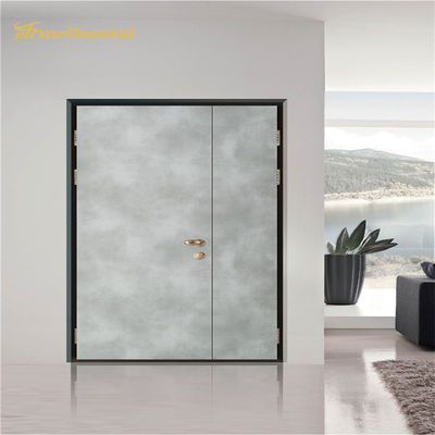 Harga bagus Warna Putih Imitasi Serat Kayu Laminasi Lembaran Stainless Dekorasi Pintu on line