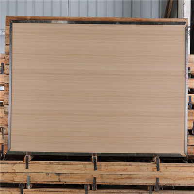 Harga bagus Mill Edge 304 Dekoratif Lembaran Baja Tahan Karat Imitasi Butir Kayu Dilaminasi on line