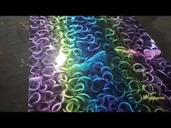 Lembar stainless steel warna laser