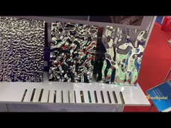 Lembar kaca spion air bergelombang Lembar stainless steel untuk langit-langit